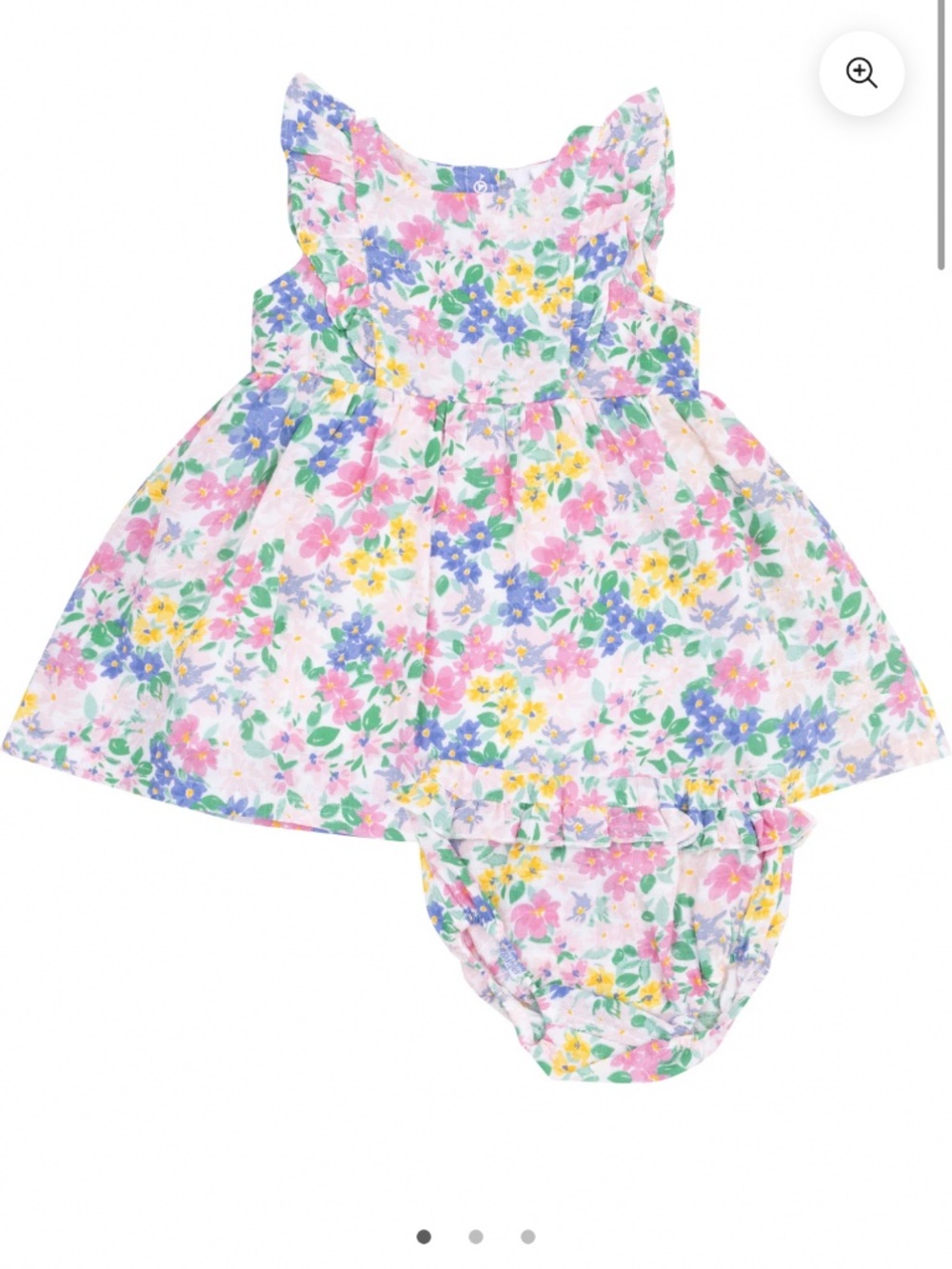Angel Dear Ruffle Dress Sleeve Dress and Diaper Cove